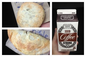 Farmers Union Iced Coffee Meat pie, Pastie, Iced Coffee